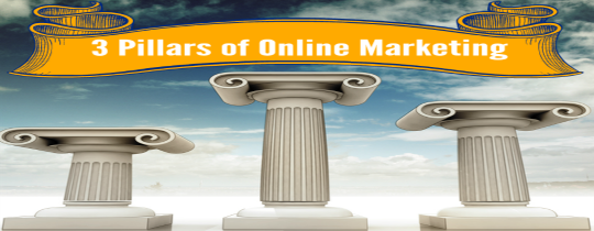 3 pillars of online marketing